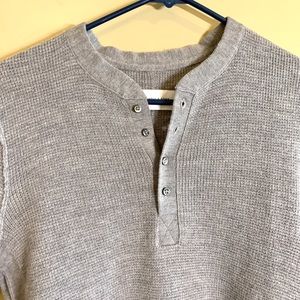 NWOT Wool Waffled Henley